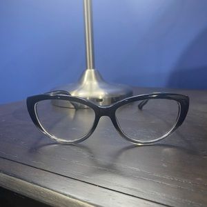 Black ombré Swarovski eyeglasses